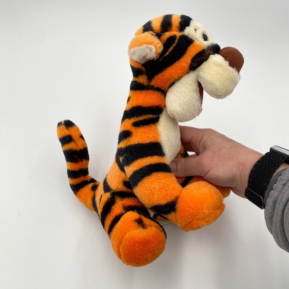 Vintage Disneyland Tigger 9" Plush Disney Stuffed Animal Orange Stripes Classic - Picture 3 of 7